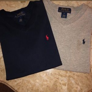 2 Polo v-neck t-shirts